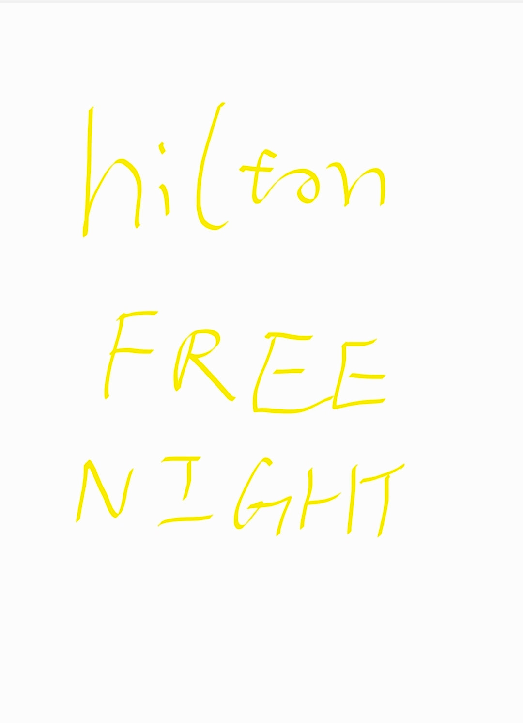 Hilton Free Night