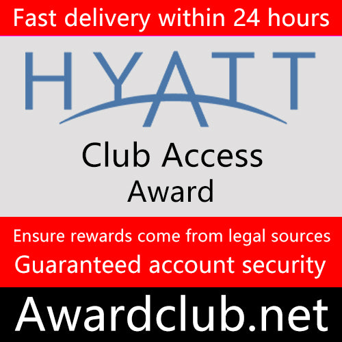 Hyatt Hotels Club Lounge Access Up To 7 Nights Stay