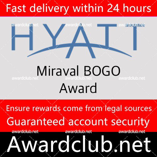 Hyatt Miravel BOGO Award