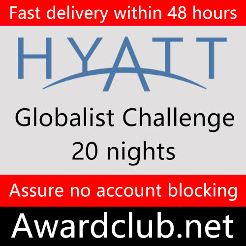2024 Hyatt Globalist Status Challenge in 20 Nights